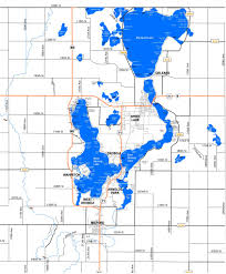 Lake Maps Sizes Depths Iowa Great Lakes Association