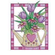 It's been an intention of mine to sell cross stitch patterns i've created for a while. Nkf A Purple Tulip Vase Flower Style Easy Hand Designs Cross Stitch Patterns Needlepoint Kit Buy Diy Cross Stitch Pattern 3d Cross Stitch Dmc Cross Stitch Threads Product On Alibaba Com