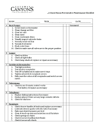 Introduction to daily supervisor checklist: Daily Checklist For Hotel Maintenance Kleo Beachfix Co Maintenance Checklist Preventive Maintenance Housekeeper Checklist