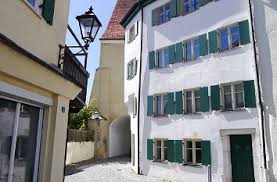 Dillingen an der donau · haus · doppelhaushälfte. Quermania Hafenmarkt Gasse Und Ehemaliges Burgtor Stadt Und Hochstiftmuseum Dillingen An Der Donau