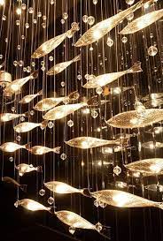 Good Dream Crystal Fish Hanging Lights Edith Brow Weiss Govs Hot Glass Fish Chandelier Light House Lighting Fixtures Lamp Installation Lighting Design Interior