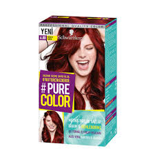 Schwarzkopf Pure Color Jel Sac Boyasi Visneli Turta 688