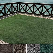 Enjoy free shipping on most stuff, even big stuff. Amazon Com Icustomrug Indoor Outdoor Turf Rugs And Runners In Green 12 X8 Low Pile Artificial Grass With Bound Pre Finished Edges Available In Many Other Sizes And Widths Furniture Decor
