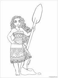 Moana Princess 7 Coloring Page Fiesta De Moana Ninos Princesas