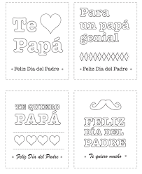 Todo en la misma persona. Tarjetas Del Dia Del Padre Para Colorear