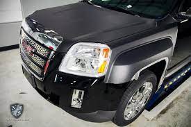 The Full Coverage Satin Clear Wrap On The Gmc Terrain Is Coming Along Beautifully Vehicle Wraps Are An Nwas Specialty And We Lo Car Wrap Gmc Terrain Vehicles