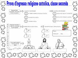Prova Ingresso Religione Cattolica
