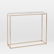 Streamline Console Marble Marble Console Table Modern Console Tables Slim Console Table