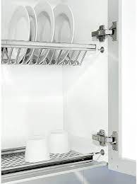 Kitchen sink rack stainless steel kitchen sink via rjdhcartedecriserca.info. Emuca Stainless Steel Dish Drying Rack For Standard 80 Cm Width Kitchen Cabinet Inner Width Module 735 770 Mm Amazon Co Uk Home Kitchen