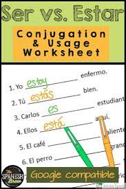 Ser Vs Estar Worksheet Sentence Unscramble W Digital Option Spanish Students Teaching Spanish Sentence Unscramble