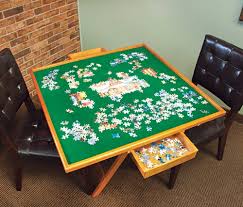 This coffee table is a custom design and is unique for 15 best jigsaw puzzle tables: Best Jigsaw Puzzle Table With Drawers Helps To Stay Organized
