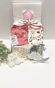 Baby Girl Gift Floral Fox New Mum Gift Baby Girl Gift Etsy In 2021 Baby Girl Gift Baskets Baby Girl Gifts Girl Gift Baskets