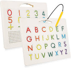 Find kids drawing alphabet stock images in hd and millions of other. Amazon Com Magnetic Alphabet Tracing Board For Kids Apfity Magnetic Letter And Number Tracing Board For Toddlers Abc Magnetic Drawing Board For Children Toys Games