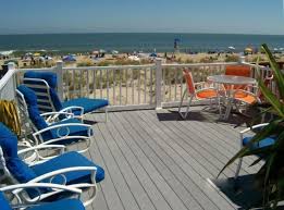 Ocean View From Deck Ocean City Beach Village Pet Friendly Vacation Rentals