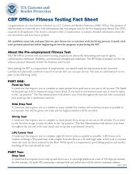 cbp officer fitness testing fact sheet