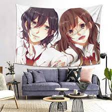 Amazon.com: Qiuqiu Horimiya Anime Tapestry 80x60 Inch Hentai Waifu Fashion  Decoration Household Bed Gift Sofa : Everything Else