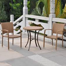 International Caravan Barcelona 3 Piece Tan Frame Bistro Patio Set With Bistro Lowes Com Bistro Patio Set Outdoor Bistro Set Outdoor Patio Decor