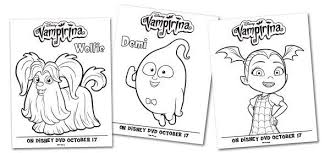 Vampirina Printables For Your Child To Celebrate Halloween Happily Christmas Coloring Pages Coloring Pages Disney Printables Free