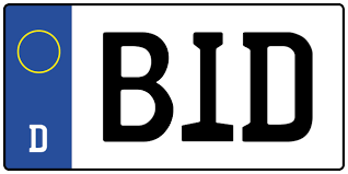 Bidding, making a price offer in an auction, stock exchange, or card games. Bid Wofur Steht Das Auto Kennzeichen Bid Autokennzeichen Info