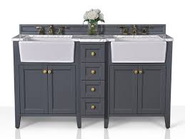 Get 5% in rewards with club o! Ancerre Designs Vts Adeline 60 Sg Cw Gd Adeline 60 Inch Bath Vanity Set In Sapphire Gray With Italian Carrara White