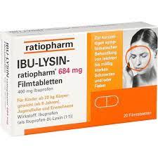 Ibu Lysin Ratiopharm 684 Mg Filmtabletten 20 St Rheuma Muskel Und Gelenkbeschwerden Apothekensortiment Nicolai Apotheke Attendorn Shop Arzneimittel Und Mehr
