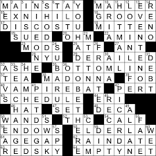 0718 20 Ny Times Crossword 18 Jul 20 Saturday Nyxcrossword Com