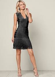 One Of Our Favorites The Venus Slimming Fringe Dress With Venus Strappy Heel Fringe Dress Dresses Fashion