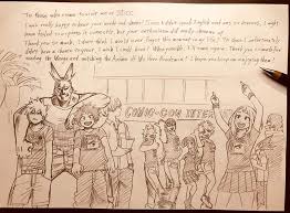 Those who love my hero academia(boku no hero) join the community! The My Hero Academia Wiki Just Uploaded This Cute Little Drawing And Message From The Series Creator Thanking All Those Who Met Him At The Recent Comic Con Animedubs