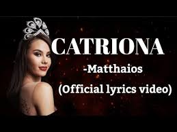 Matthaios Catriona Lyrics Video Universe Song Lyrics Youtube