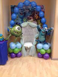 Monsters Inc Baby Shower Party Ideas Photo 1 Of 14 Monsters Inc Baby Shower Monsters Inc Baby Monster Inc Birthday
