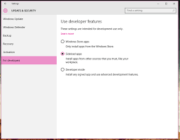 Windows 10 Settings Menu The Update Security Tab Windows Defender Windows Store Windows