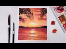 Kids and beginners alike can now draw a great looking sunset. Pin On Art Ideas
