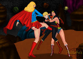 Captain Marvel beaten by Wonder Woman and Supergirl by Phillarts - Hentai  Foundry