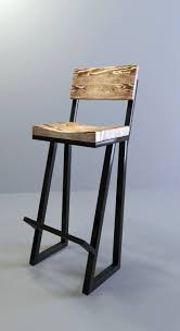Height 13 40in 33 99cm And Wood Bar Stool Etsy Wood Bar Stools Metal Wood Bar Stool Bar Stools