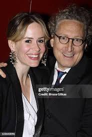 Kim Hope and husband Thomas Sadoski pose at The Opening Night of "The...  News Photo