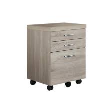 Winsome kenner mobile storage cabinet, 3 drawers, 2 shelves, reclaimed wood/white finish. Monarch Specialties Monarch Wood Filing Cabinet 3 Drawers Natural Rona