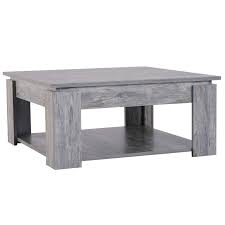 Post your items for free. Homcom 2 Tier Wood Coffee Table Side Table Bottom Storage Shelf Simple Modern Living Room Grey Wood Grain Buy Online In Antigua And Barbuda At Antigua Desertcart Com 94303195