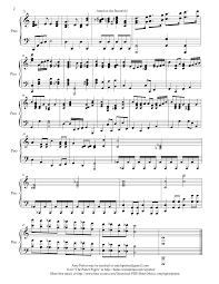 America The Beautiful By Amy Potter Piano Solo Gospel Song Songs Piano
