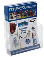 Some of these can be customized for advertising or labeling. Plastic Magazine Display Molded Holder With 3 Tiers
