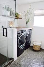 Today i went searching for a laundry and bathroom combination. 17 Laundry Bathroom Combo Ideas In 2021 Laundry Bathroom Combo Laundry In Bathroom Laundry Room Design