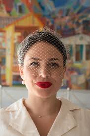 Gold Birdcage Veil, Gold Wedding Veil, Party Veil, Silver Metallic Veil,  Vintage Style Veil, Art Deco Veil