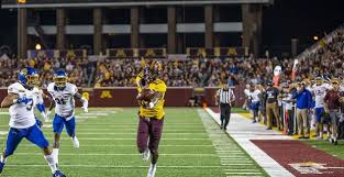 gopher football releases their depth chart for georgia southern