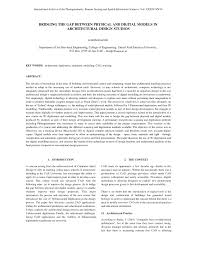 Senarai program diploma yang ditawarkan di politeknik politeknik telah ditubuhkan oleh kerajaan malaysia sebagai salah satu institusi pendidikan tinggi yang menawarkan pelbagai kursus di pelbagai peringkat. Pdf Bridging The Gap Between Physical And Digital Models In Architectural Design Studios