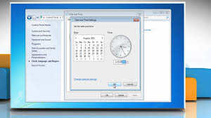 How To Change Date Time And Time Zone Settings In Windows 7 Youtube