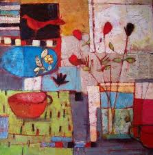 Still Life Paintings Picture On Visualizeus Still Life Painting Naive Art Flower Art