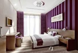 غرف نوم مودرن بدهان حوائط وجدران باللون البنفسجي Bedroom Color Combination Purple Bedroom Design Modern Master Bedroom