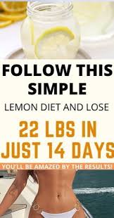 Follow This Simple Lemon Diet And Lose 22 Lbs In Just 14 Days In 2020 Lemon Diet Diet Healthy Stomach