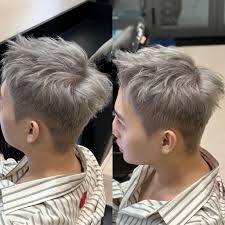 Ivy league & Xám khói, anh em đang muốn đổi màu tóc tham khảo liền nhé.  #EdricHair #nhuomtoc #tocnamdep #haircolor