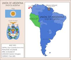 La paz, cesar, colombia, south america geographical coordinates: Union Of Argentina By Soaringaven Alternate History Fantasy Map Argentina