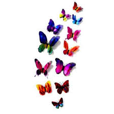 Hiasan dinding stiker tempelan kupu kupu motif 3drp5.900: Kupu Kupu Hiasan Dinding Harga Terbaru Juli 2021 Blibli